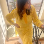 Yellow Chikankari Suit