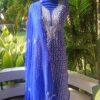 Royal Blue Chikankari Suit