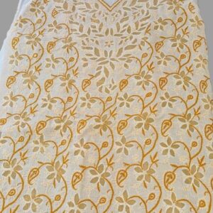 Beige Chikankari Kurta Piece
