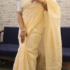 Kota Cotton Chikankari Saree