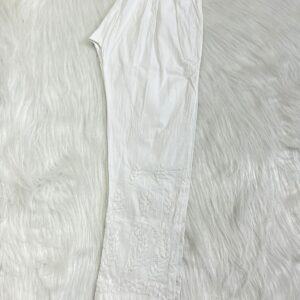 white chikankari pant