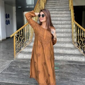Chikankari Chanderi Silk Set