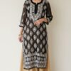 Black Chikankari Gotapatti Kurta