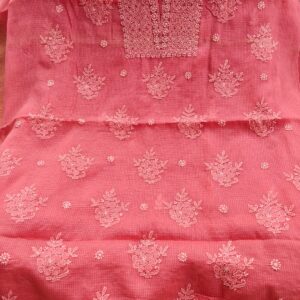 Coral Kota Chikankari Set