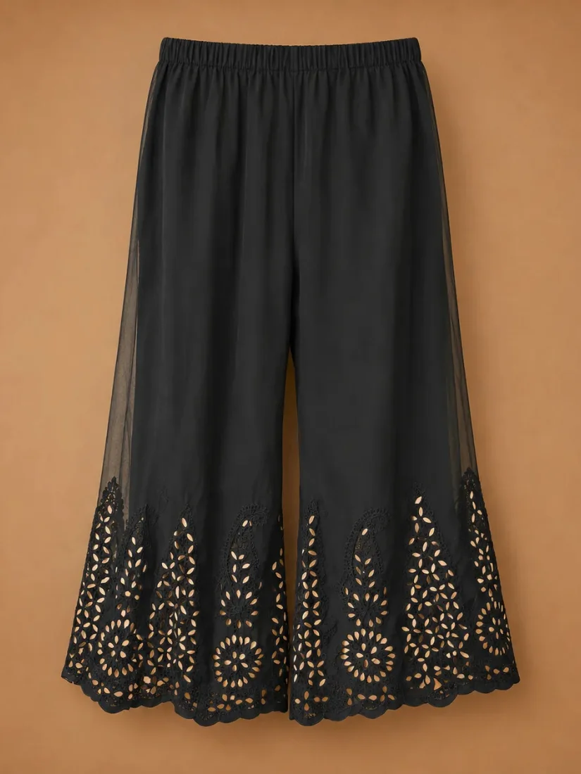 Chikankari Sharara With Gotapatti